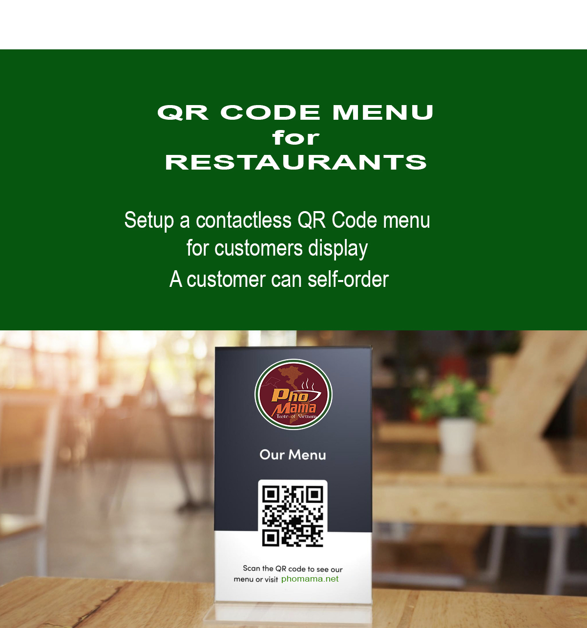 QRcode Restaurant Menu